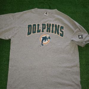 90s VTG Starter NFL Miami Dolphins. Size Large